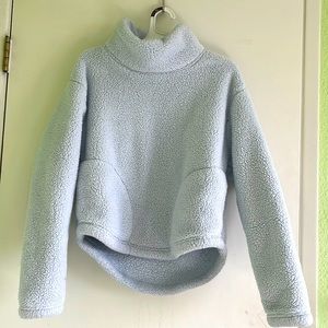 All in motion blue fluffy jacket woman’s XS